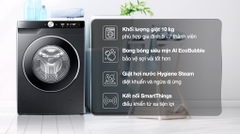 Máy giặt Samsung AI EcoBubble Inverter 10 kg WW10DG6U34LBSV