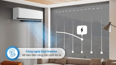 Máy lạnh 2 chiều LG Inverter 1 HP IDH09M1