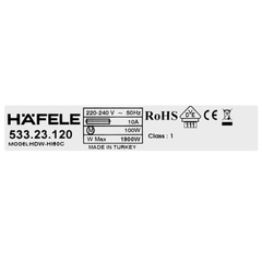 Máy rửa chén bán âm Hafele HDW-HI60C (533.23.120)