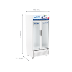 Tủ mát trưng bày Hòa Phát HSR D6723 723 lít