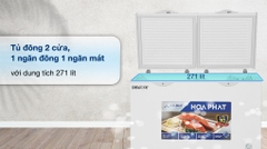 Tủ đông Hòa Phát 271 Lít HPF BD6271