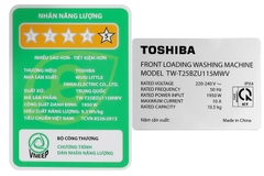Máy giặt Toshiba Inverter 10.5 kg TW-T25BZU115MWV