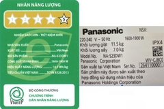 Máy giặt sấy Panasonic Inverter giặt 11.5 kg - sấy 7 kg NA-S23DW1BVT