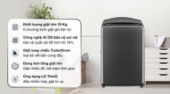 Máy giặt LG AI DD Inverter 19 kg TV2519DV7B