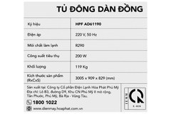 Tủ đông Hòa Phát 1190 lít HPF AD61190