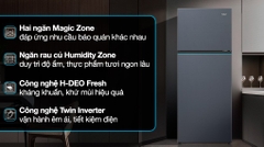 Tủ lạnh Aqua Inverter 455 lít AQR-T518FA(SL)