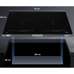 Bếp từ đôi âm Hafele HC-I2732A (536.61.726) 4400W