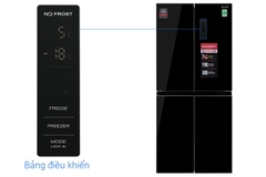 Tủ lạnh Sharp Inverter 362 lít Multi Door SJ-FX420VG-BK