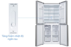 Tủ lạnh Sharp Inverter 362 lít Multi Door SJ-FX420VG-BK
