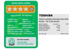 Máy giặt Toshiba Inverter 13 kg TW-T33B140UWV