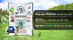 Tủ lạnh Panasonic Inverter 550 lít Multi Door NR-DZ601YGKV