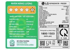 Tủ lạnh LG Inverter 374 lít LTD37BLM