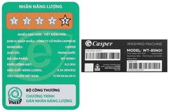 Máy giặt Casper 8.5 kg WT-85NG1