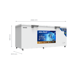 Tủ đông chống ăn mòn Hòa Phát 783 lít HPF AD6783.CR