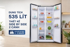 Tủ lạnh Funiki Side by Side 535 lít HR SS8535SDG