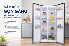 Tủ lạnh Funiki Side by Side 535 lít HR SS8535SDG
