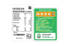Tủ lạnh Hitachi Inverter 349 lít R-FVY480PGV0 GMG
