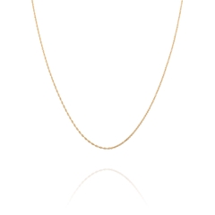 Dây chuyền trơn - Dạng xoắn - Vàng