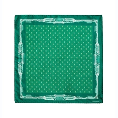 Khăn cài túi áo nam Tinh Thần Đại Hán - Xanh lục