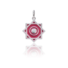 Charm Chiếc Khăn Tay Bay - Bạc