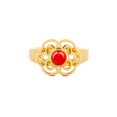 Nhẫn (Blissful Ruyi with Carnelian)