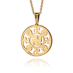 Dây chuyền Chữ Vạn 24K - 22 mm - 16"