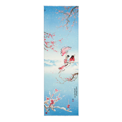 Khăn quàng dài - Hoa mận xanh (Plum Blossom)