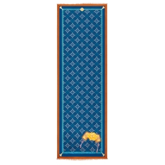 Khăn quàng dài - Xanh đậm (Manchurian Elegance)