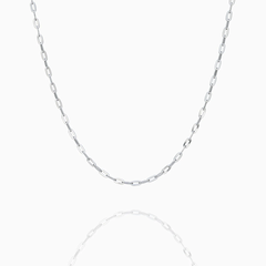 Dây chuyền - Trơn 16 - Màu bạc (Paperclip Chain )