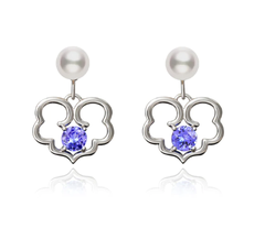 Khuyên tai (The Timeless Blessings-18kt White Gold with Tanzanite)
