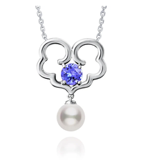 Dây chuyền (The Timeless Blessings-18kt White Gold with Tanzanite)