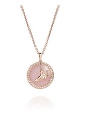 Dây chuyền (Divine Grace-18kt Rose Gold with Pink Opal)
