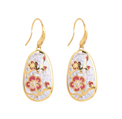 Khuyên tai (Plum Blossom Mosaic Mother of Pearl)