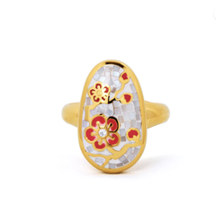 Nhẫn (Plum Blossom Mosaic Mother of Pearl)