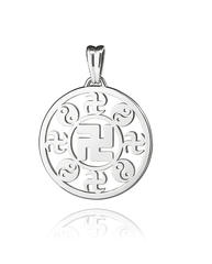 Mặt dây chuyền hình tròn (Wan Pendant - 18kt White Gold 22mm)