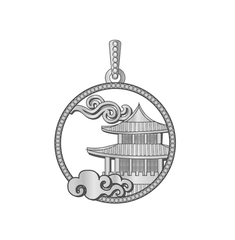 Charm - (Mystical Moon Palace - Silver 23mm)