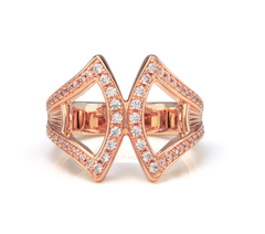 Nhẫn đeo khăn (Marvelous Fan)- Màu vàng hồng