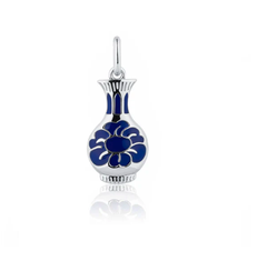 Phụ kiện trang sức (Charm trang trí) - (Porcelain Grace Silver)