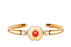 Vòng tay (Blissful Ruyi-Carnelian) - Màu Cam