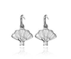 Khuyên tai - Hồng (Floral Fan Dangle)