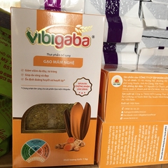 Gạo Mầm Vibigaba Nghệ Hạt Ngọc Trời Gói 1Kg - Gạo Cho Người Viêm Loét Dạ Dày, Tá Tràng, Viêm Gan, Tiểu Đường