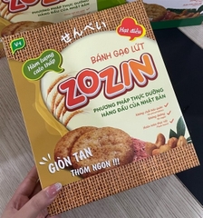 Bánh gạo lứt ZOZIN Việt Hải giòn ngon ăn kiêng - hộp 150g 15 gói