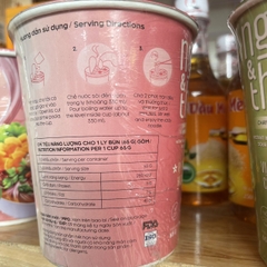 Bún gạo lứt ăn liền ly 65g dành cho người tiểu đường, ăn kiêng, ăn chay