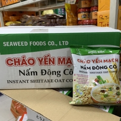 [Thùng 30 gói] Cháo yến mạch nấm đông cô gói 50g