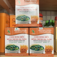 Canh rong biển đông trùng hạ thảo hộp 10gói