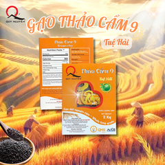 Gạo thảo cẩm 9 Tuệ Hải Quy Nguyên hộp 2kg