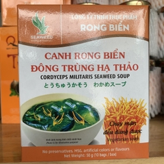 Canh rong biển đông trùng hạ thảo hộp 10gói