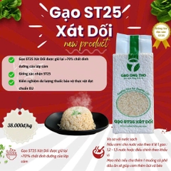Gạo ST25 xát dối Ông Thọ túi 1kg