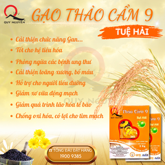 Gạo thảo cẩm 9 Tuệ Hải Quy Nguyên hộp 2kg