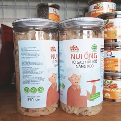 Nui ống dài hữu cơ Nàng Keo Hoa Nắng hủ 350g